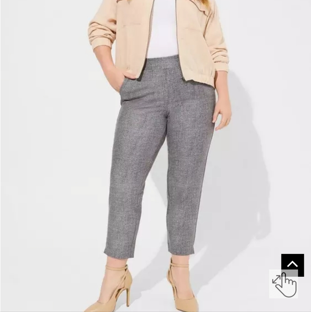 Torrid Tapered Leg Pants Tall Inseem